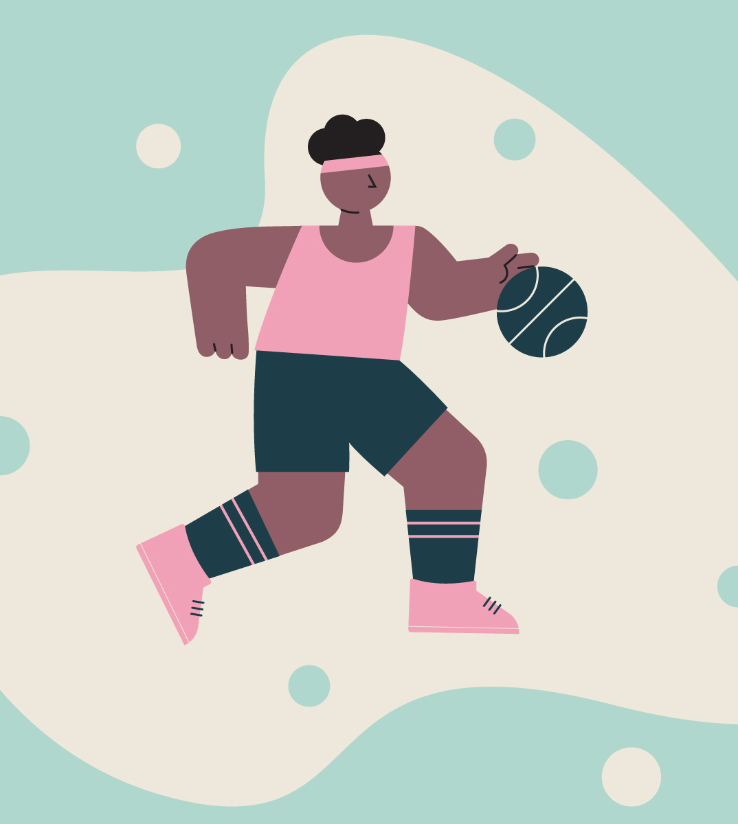 Motion Series basketball illustration